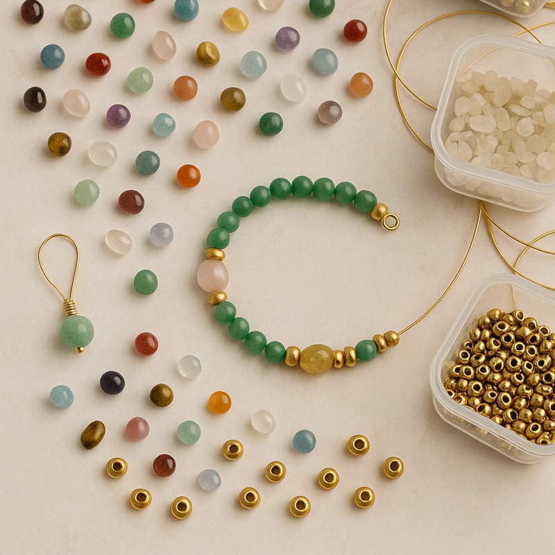 Bijou sur mesure CréaLyn - Créez votre bracelet, collier ou boucles d’oreilles personnalisées