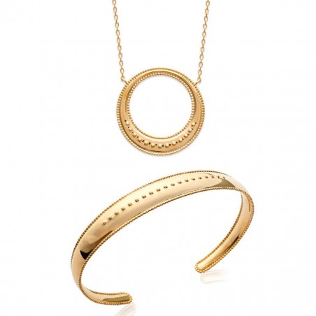 Parure Apolline – L'éclat solaire en plaqué or pour femme