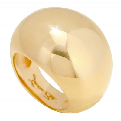 Bague Gaudron finition dorée LZB pour femme - Boule - Lyn&Or Bijoux