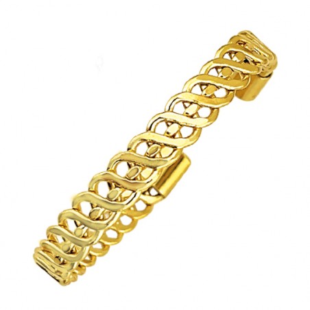 Bracelet Jonc Ouvert Diana - Plaqué Or 18K