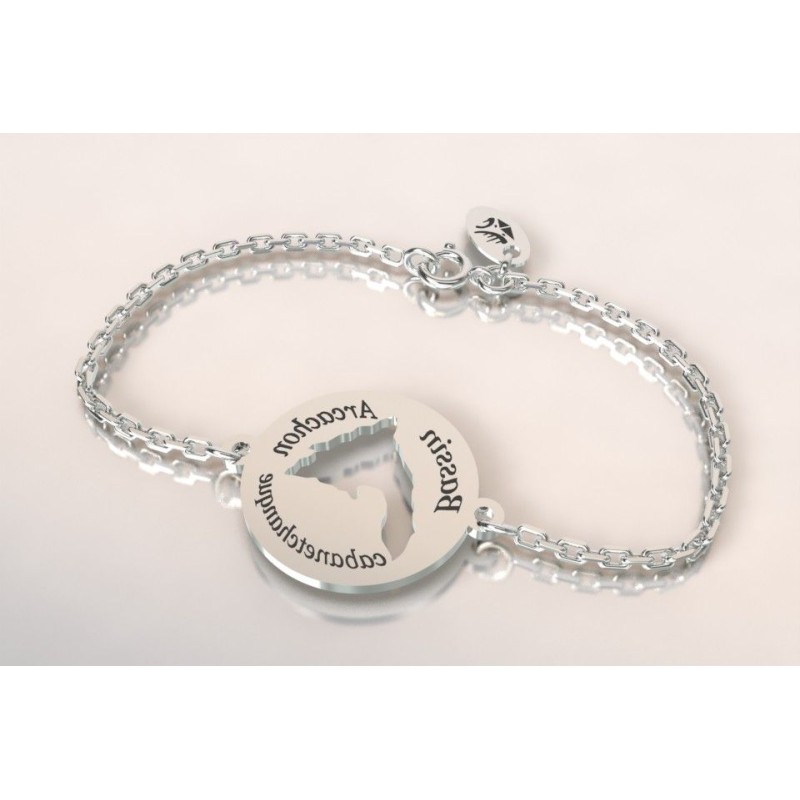 Bracelet créateur original bassin d'arcachon en argent 925 Bracelet créateur original bassin d'arcachon en argent 925