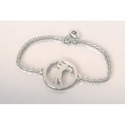 Bracelet de créateur en argent pour femme - Golfeuse - Lyn&Or Bijoux