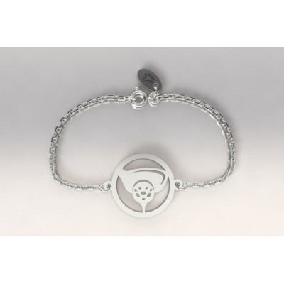Bracelet Golf en argent pour femme - Bois et tee - Lyn&Or Bijoux