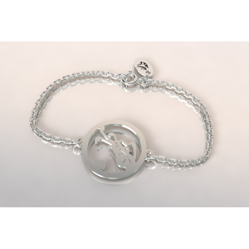 Bracelet de créateur en argent pour femme - Sac de Golf - Lyn&Or Bijoux
