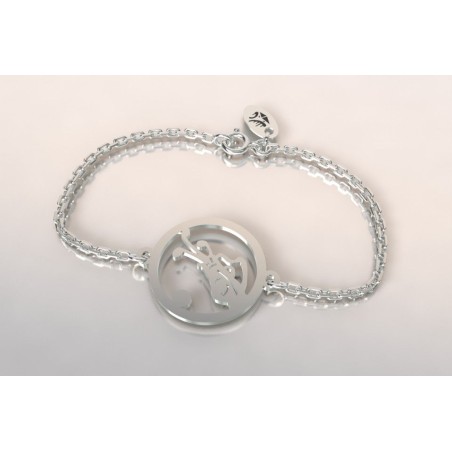Bracelet de créateur en argent pour femme - Sac de Golf - Lyn&Or Bijoux Bracelet de créateur en argent pour femme - Sac de Golf - Lyn&Or Bijoux