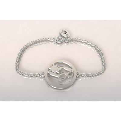Bracelet de créateur en argent pour femme - Lunettes de soleil - Lyn&Or Bijoux