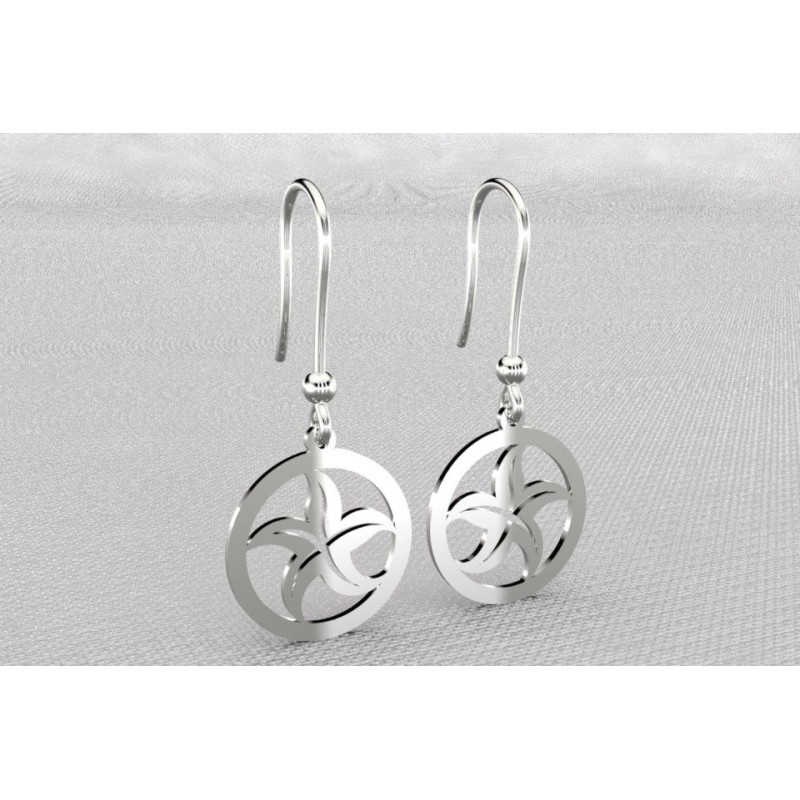 boucles d'oreilles créateur pour femme - Etoile de mer - Lyn&Or Bijoux