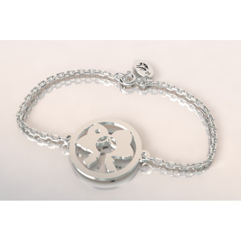 Bracelet créateur original Coiffe alsacienne en argent 925 Bracelet créateur original Coiffe alsacienne en argent 925