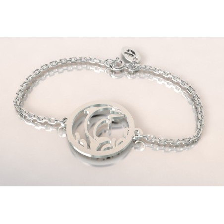 Bracelet de créateur en argent pour femme - Dauphin - Lyn&Or Bijoux Bracelet de créateur en argent pour femme - Dauphin - Lyn&Or Bijoux