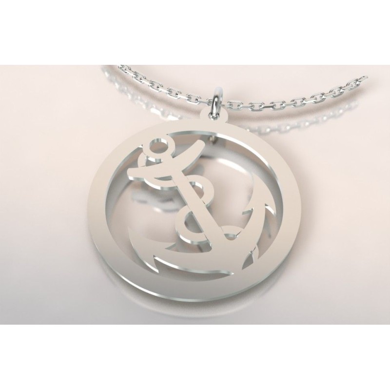 collier ancre marine pour femme en argent collier ancre marine pour femme en argent