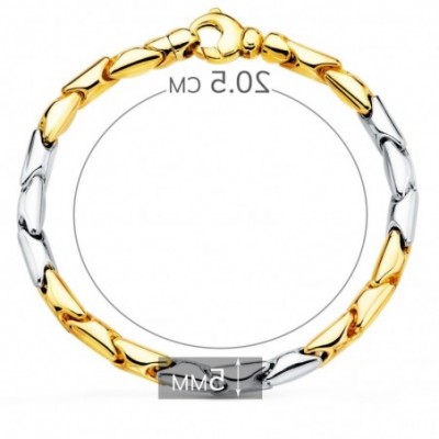 Bracelet Marquise - Maille navette en or 18 carats - 18,5g d’or massif Bracelet Marquise - Maille navette en or 18 carats - 18,5g d’or massif