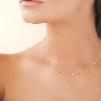 collier porté mode femme