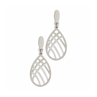 Boucles d'oreilles pendantes femme, acier inoxydable - Telma