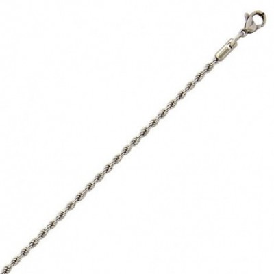 collier femme acier inoxydable 60 cm moderne