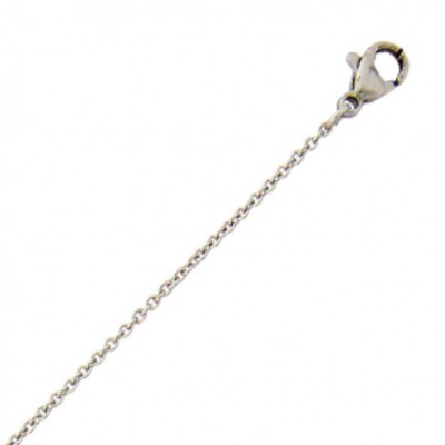 chaîne fine femme acier maille forçat