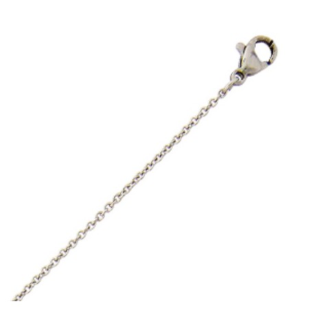 chaîne fine femme acier maille forçat