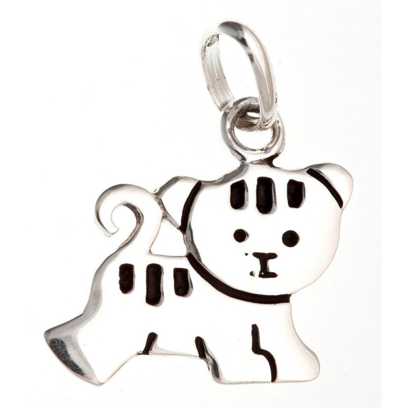 Pendentif garçon et fille en argent 925 millièmes, Tigre Pendentif garçon et fille en argent 925 millièmes, Tigre