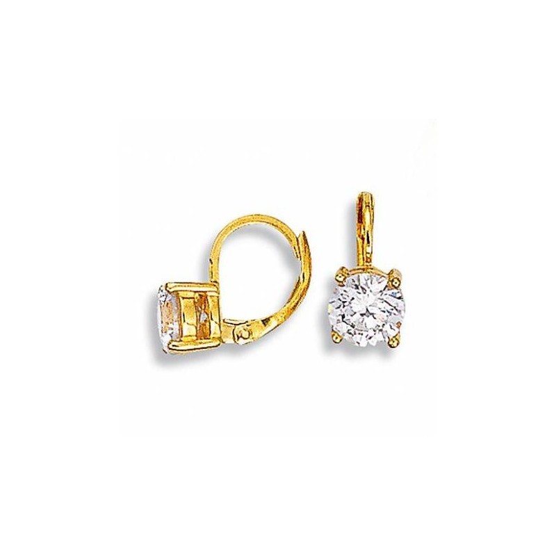 Boucles d'oreilles fantaisie en plaqué or pour femme, Brillance Boucles d'oreilles fantaisie en plaqué or pour femme, Brillance