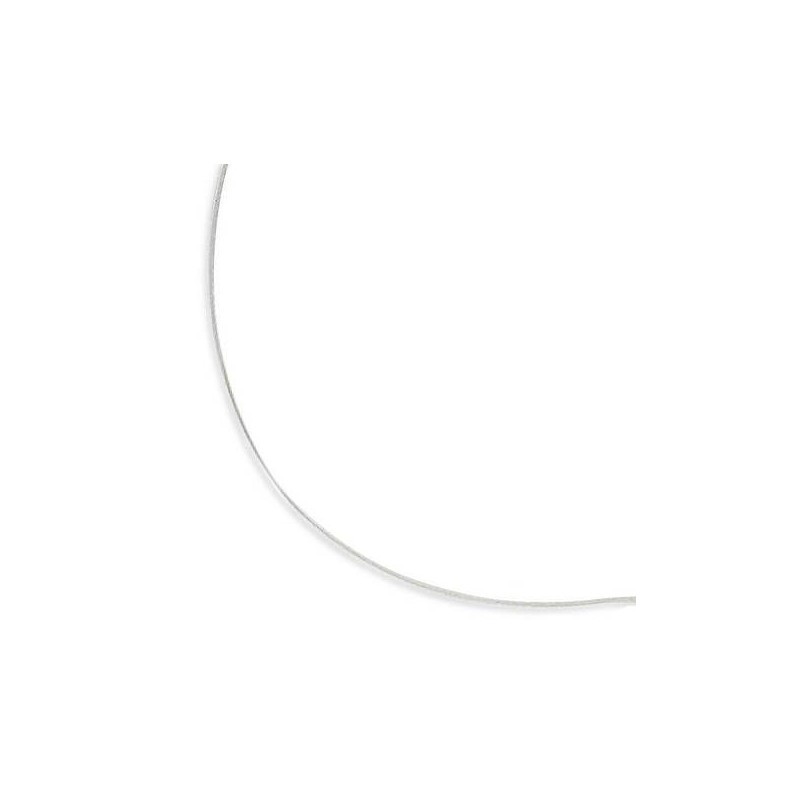 Collier câble en argent 925 millièmes pour femme, diamètre 0,8 mm - Lyn&Or Bijoux