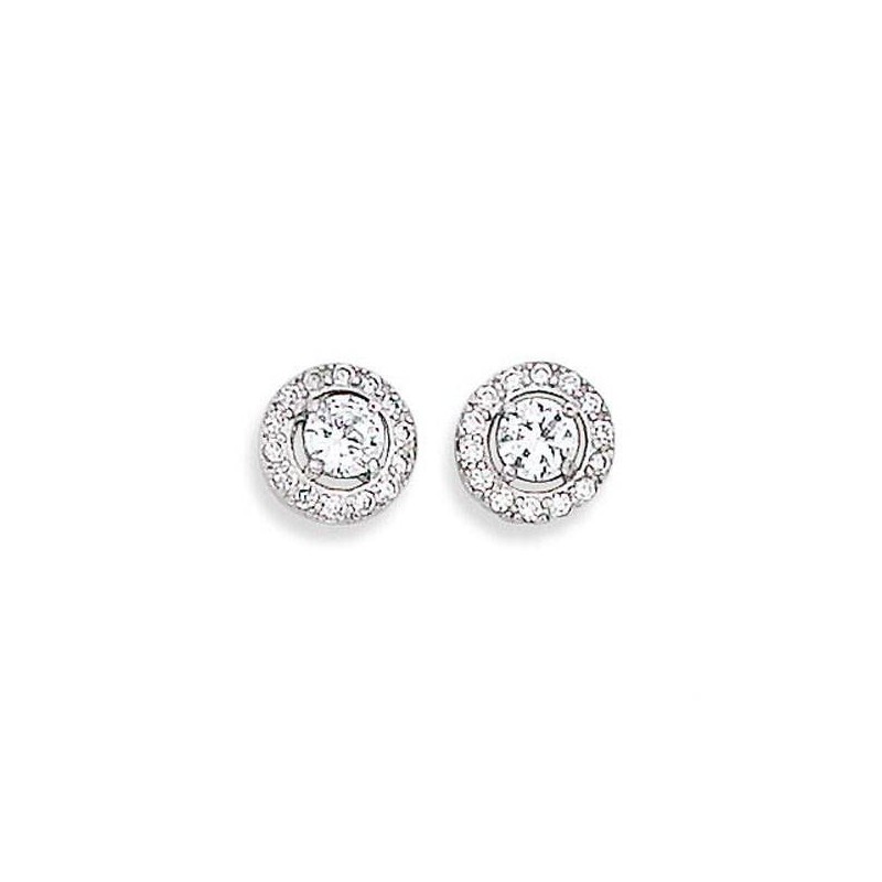 Boucles d'oreilles en argent 925 pour femme, Eclat de Lumière Boucles d'oreilles en argent 925 pour femme, Eclat de Lumière