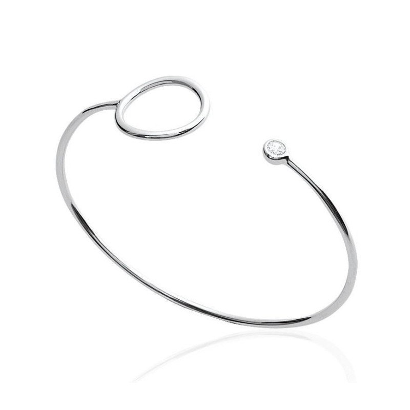 Gourmette fantaisie en argent 925 millièmes pour femme, Aline Gourmette fantaisie en argent 925 millièmes pour femme, Aline