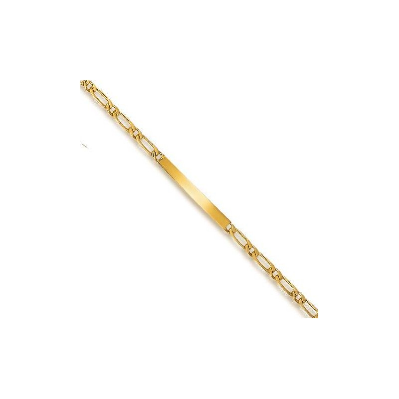 Gourmette en plaqué or Maille cheval 3,5 mm pour homme, Centaure Gourmette en plaqué or Maille cheval 3,5 mm pour homme, Centaure