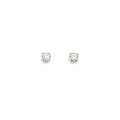 Boucles d'oreille or, diamant 2 mm pour femme - Juste Sublime - Lyn&Or Bijoux