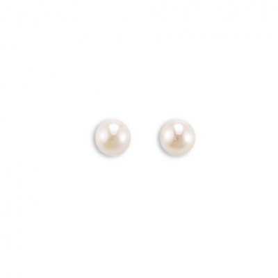 Puces d'oreille perle d'eau douce 5 mm pour femme - Soft Pearl - Lyn&Or Bijoux