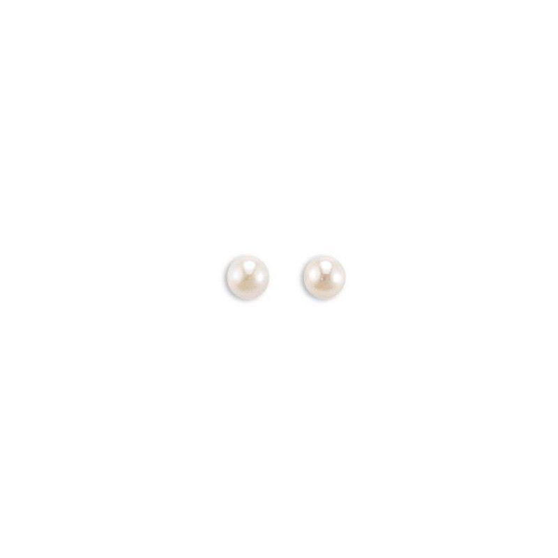 Boucles d'oreilles perle d'eau douce 5mm pour femme, Soft Pearl Boucles d'oreilles perle d'eau douce 5mm pour femme, Soft Pearl