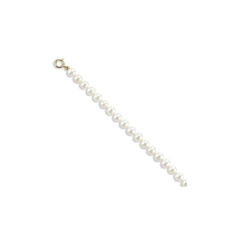 Bracelet perles d'eau douce 5 mm pour femme - l'indémodable - Lyn&Or Bijoux