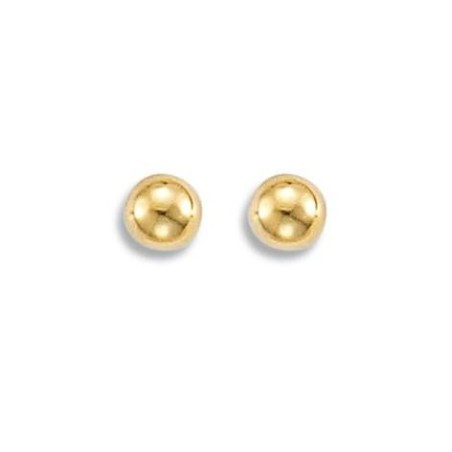 boucles d'oreilles en or pour femme - Gold Pearl 7 mm - Lyn&Or Bijoux
