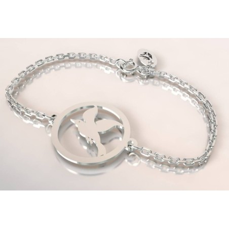 Bracelet de créateur en argent pour femme - Mouette - Lyn&Or Bijoux Bracelet de créateur en argent pour femme - Mouette - Lyn&Or Bijoux