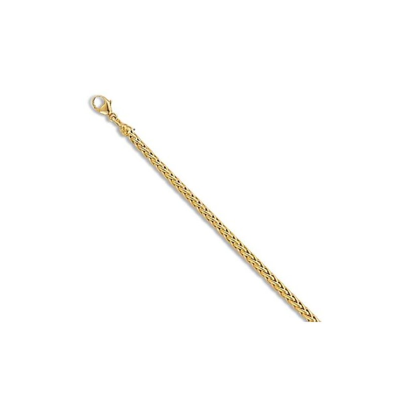 gourmette en or jaune 18 carats pour femme - Bracelet femme gourmette en or jaune 18 carats pour femme - Bracelet femme