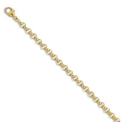 Bracelet Jaseron en or 18 carats 3 mm pour femme - New-Orléans - Lyn&Or Bijoux