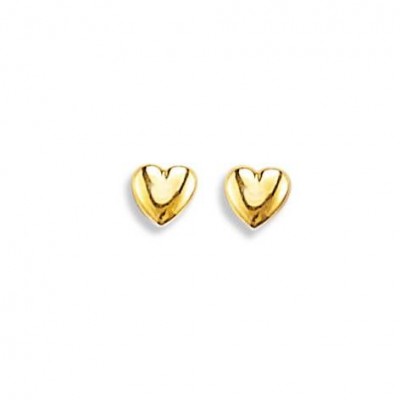 Boucles D Oreille Enfant Coeur En Or 18 Carats Lyn Or Bijoux Boucles D Oreille Enfant Coeur En Or 18 Carats Lyn Or Bijoux