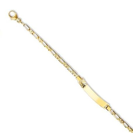 Bracelet pour bébé en or 18 carats - Soleil - Lyn&Or Bijoux