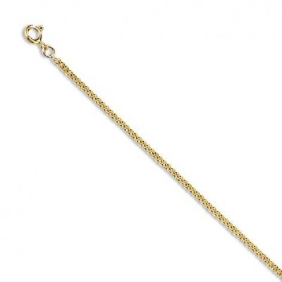 Chaîne en or 18 carats pour femme - Maille Gourmette 2 mm - Lyn&Or Bijoux