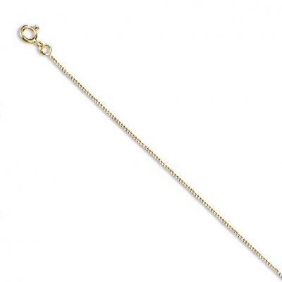 Chaîne en or 18 carats - Maille Gourmette 0,8 mm - Lyn&Or Bijoux