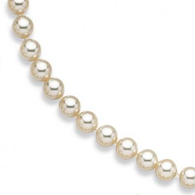Collier de perles blanches de Majorque 10 mm pour femme - Ariel - Lyn&Or Bijoux