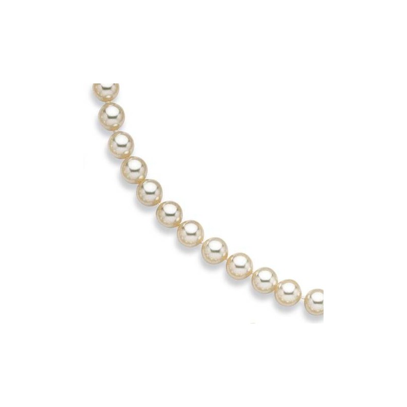 Collier de perles blanche de Majorque 10 mm pour femme, Ariel Collier de perles blanche de Majorque 10 mm pour femme, Ariel