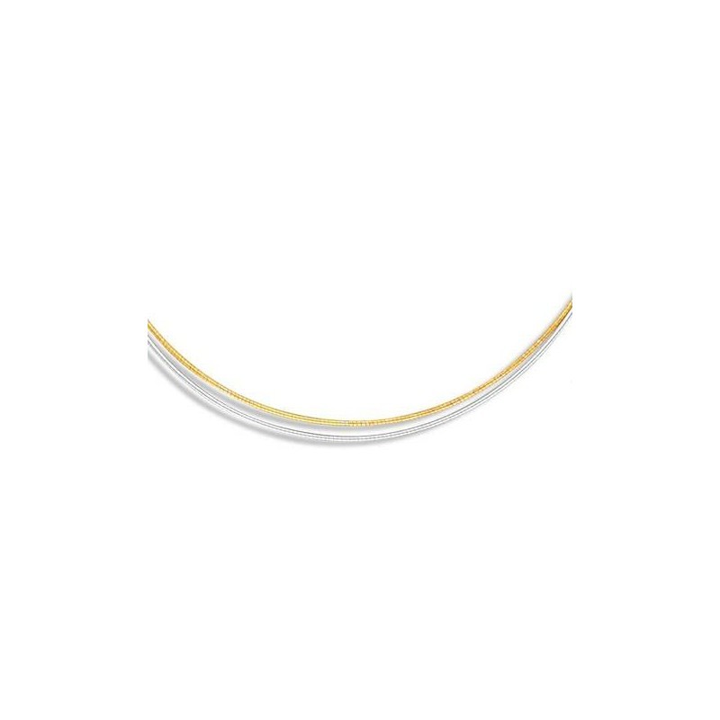 Collier en argent 925 millièmes deux tons pour femme, Ambition Collier en argent 925 millièmes deux tons pour femme, Ambition