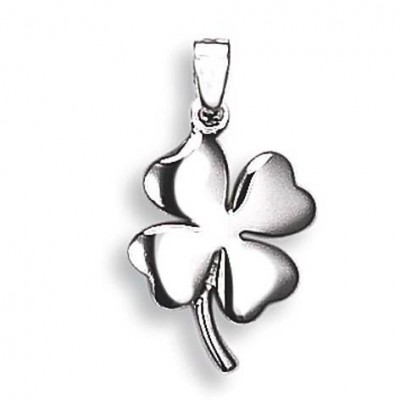 Pendentif trèfle à 4 feuilles en argent pour femme - Chance - Lyn&Or Bijoux
