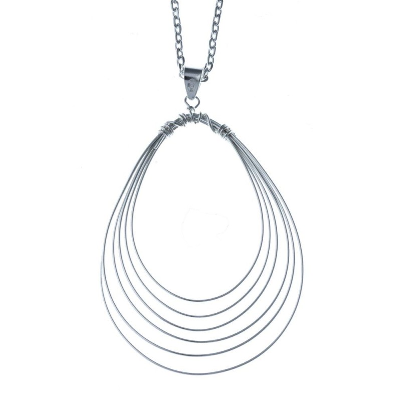 Collier en argent 925 millièmes/1000 pour femme, Si Collier en argent 925 millièmes/1000 pour femme, Si
