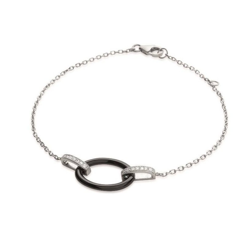 bracelet argent ceramique noir bracelet argent ceramique noir