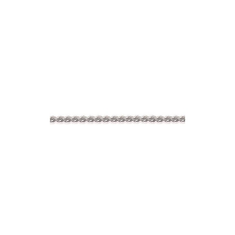 Chaîne Corde en argent 1,75 mm - Lyn&Or Bijoux