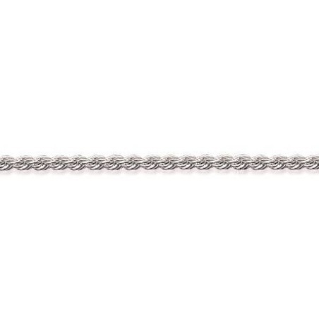 Chaîne Corde en argent 1,75 mm - Lyn&Or Bijoux