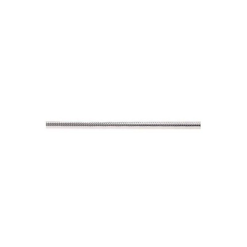 Chaîne pour collier en mailles Serpent ronde en argent 925 1,2 mm Chaîne pour collier en mailles Serpent ronde en argent 925 1,2 mm