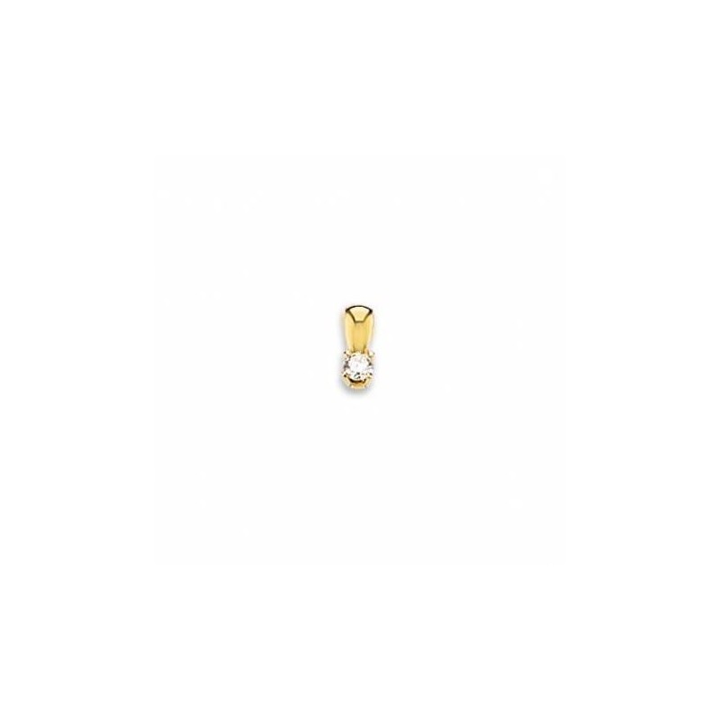 pendentif diamant solitaire pour femme, en or jaune 18 carats - Bijoux de luxe pendentif diamant solitaire pour femme, en or jaune 18 carats - Bijoux de luxe