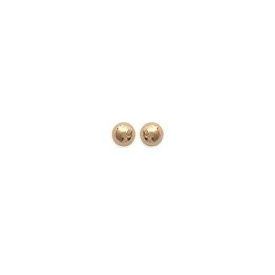 Boucles d'oreille Perle en plaqué or pour femme - 3 mm - Lyn&Or Bijoux
