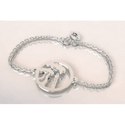 Bracelet de créateur en argent pour femme - Pin Parasol - Lyn&Or Bijoux